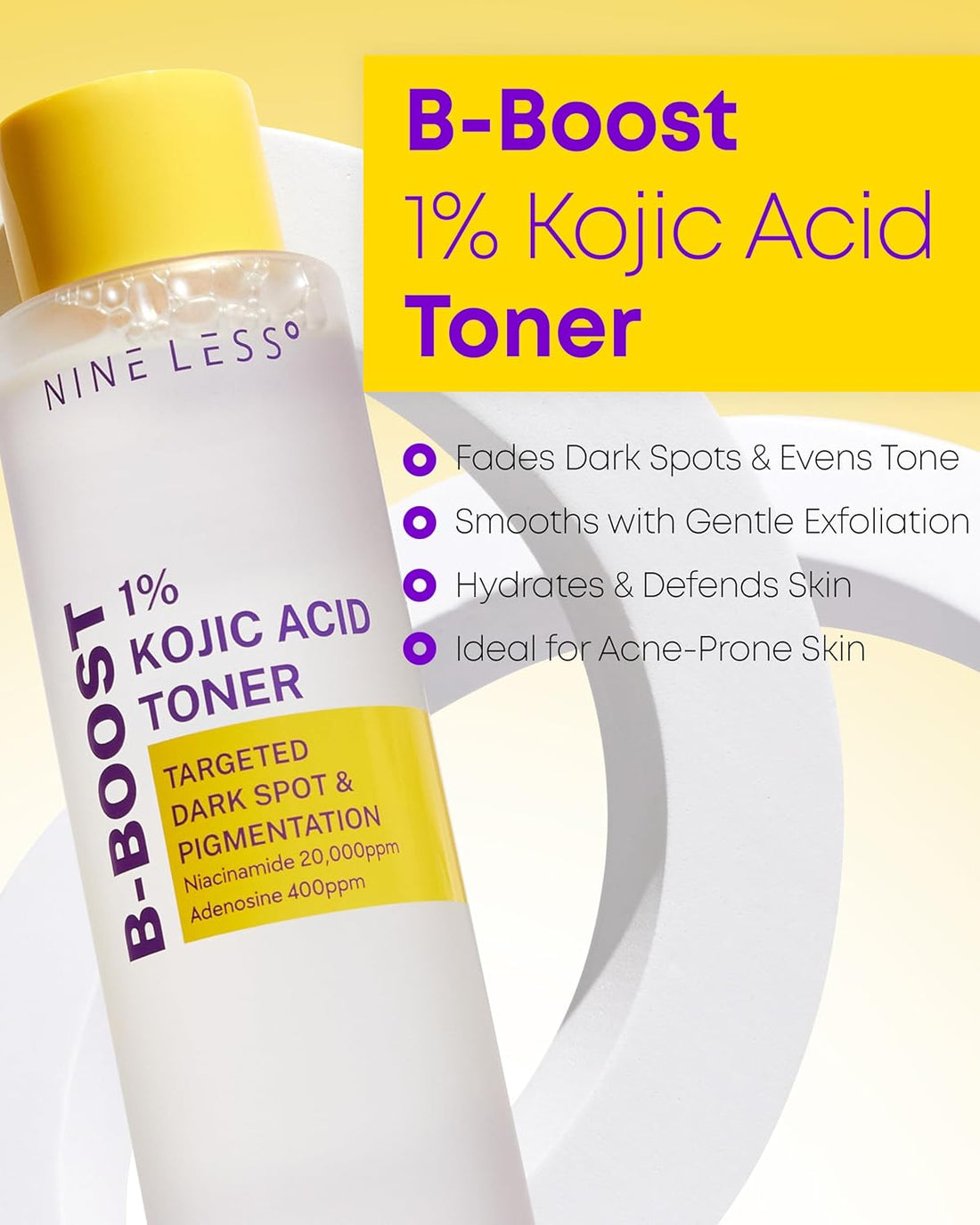 NINELESS B-Boost 1% Kojic Acid Toner by AsiaBeautyMall