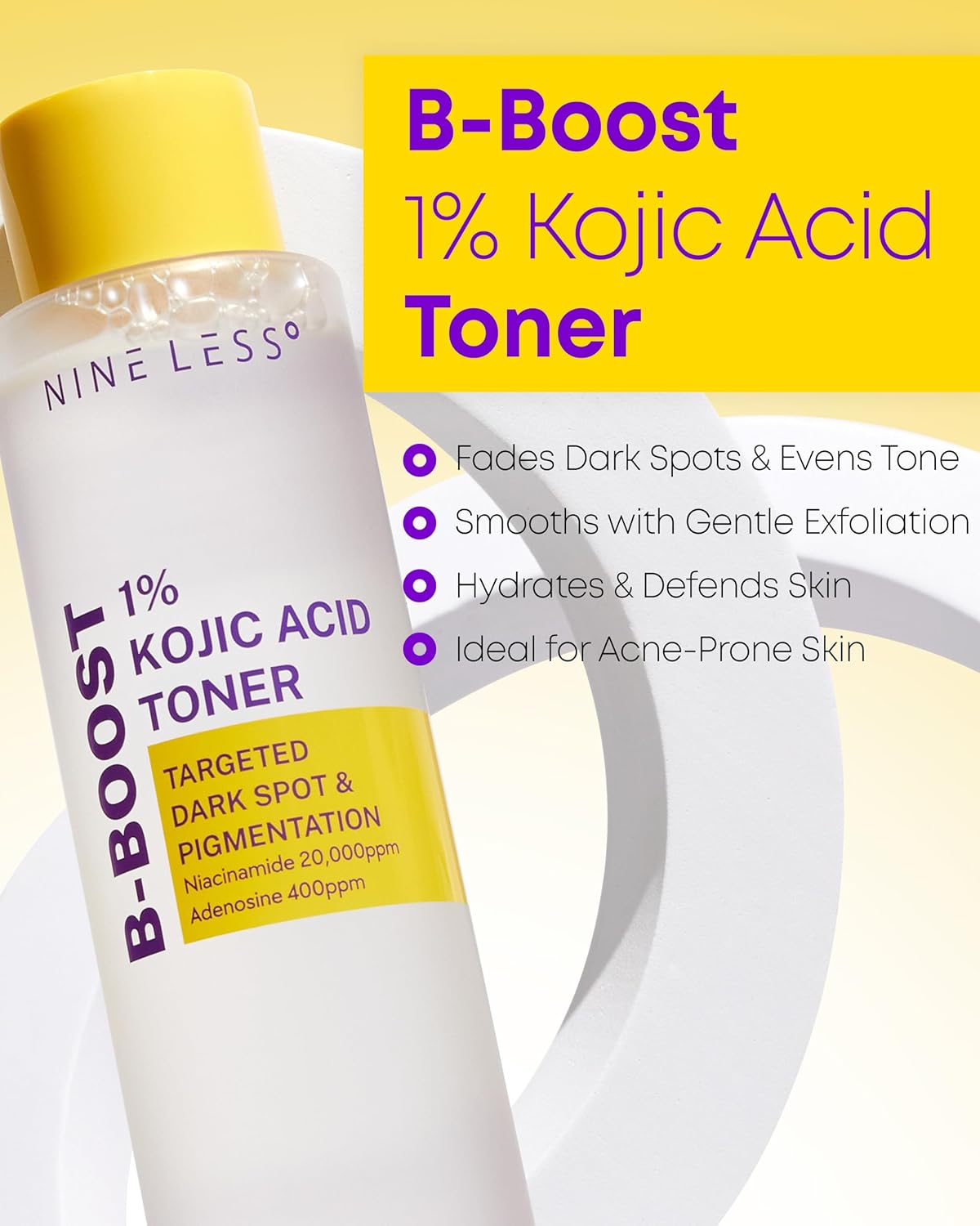 NINELESS B-Boost 1% Kojic Acid Toner by AsiaBeautyMall