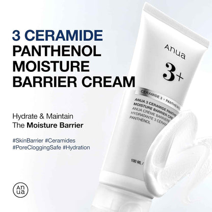 ANUA 3+ Ceramide Panthenol Moisture Barrier Cream