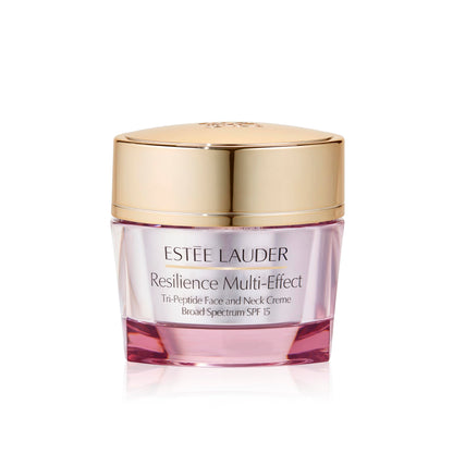 Estée Lauder Resilience Multi-Effect Tri-Peptide Face and Neck Cream Moisturizer SPF 15 | Plumping &amp; Anti-Aging