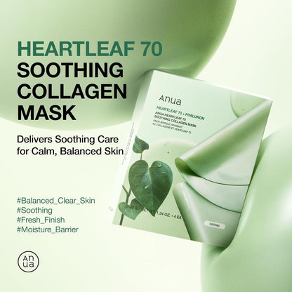 Anua Heartleaf 70 Soothing Collagen Mask by AsiaBeautyMall