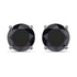 3.08 Carat Genuine Black Diamond 14K White Gold Earrings  DestGlow