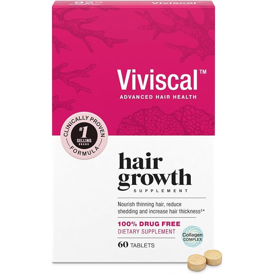 Viviscal Professional Strength Hair Growth Supplement 60 Tablets by Pasteur Pharmacy