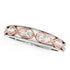 14k White And Rose Gold Infinity Style Diamond Band (1/5 cttw) by Bids.com