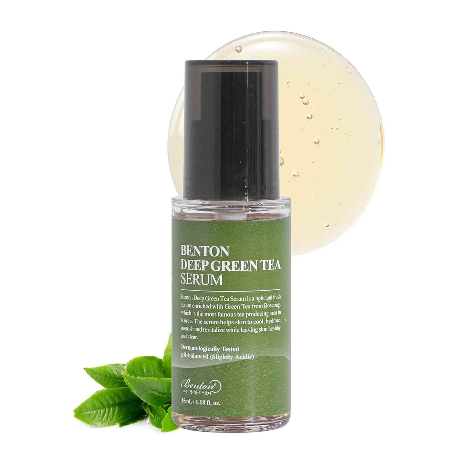 Deep Green Tea Serum 30Ml (1.01 Fl.Oz.)_New - Nourishing &amp; Hydrating Facial Serum for Oily and Sensitive Skin, Skin Soothing