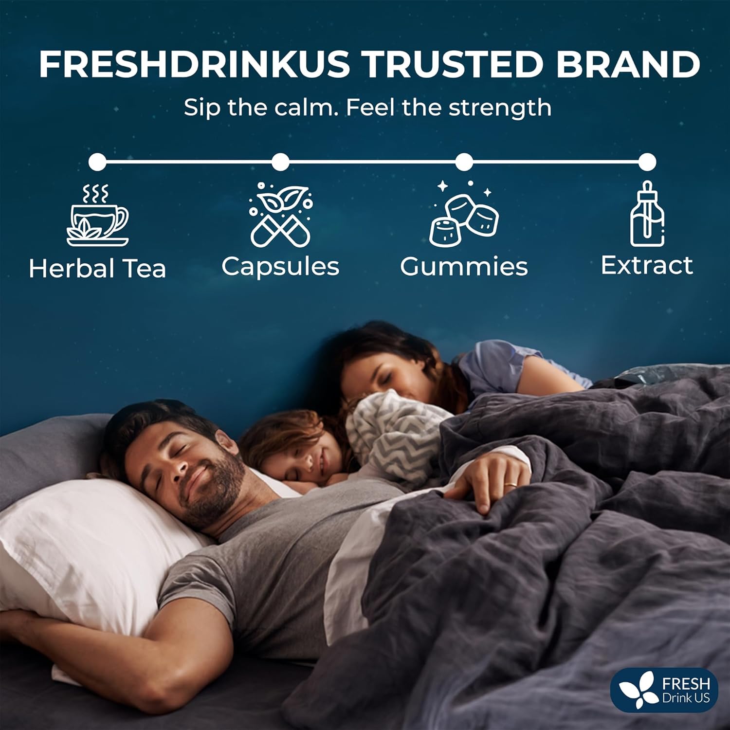 Premium Better Sleep Herbal Tea | Special Herbal Sleep Tea, Caffeine-Free Loose Leaf Blend with Spearmint Leaves, Lemongrass Leaves, and Hawthorn Berry – Naturally Refreshing and Aromatic. by FreshDrinkUS - Natural and Premium Herbal Tea