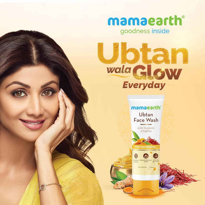 Mamaearth Ubtan Face Wash For Tan Removal