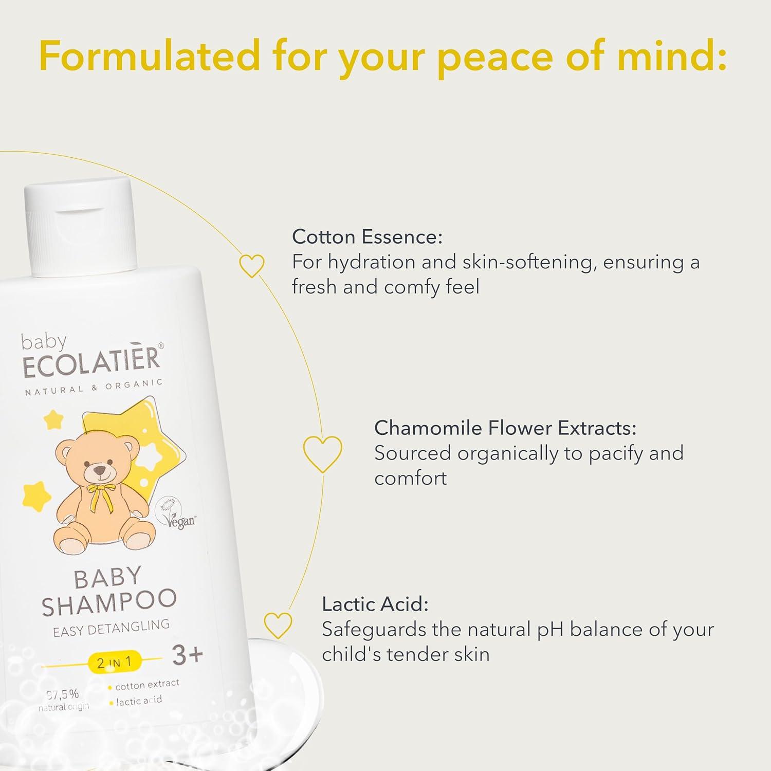 x-Baby Shampoo 2-in-1 Easy Detangling 3+ 250ml by Damask Rose