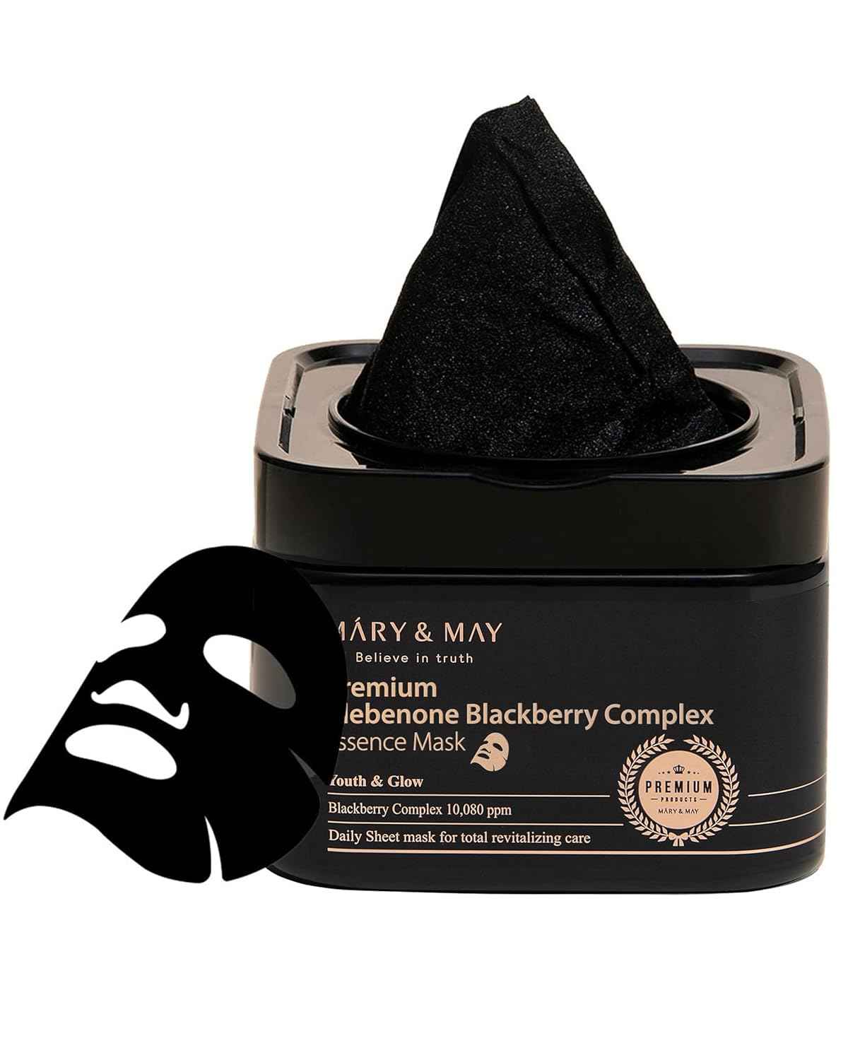 Mary &amp; May Premium Idebenone Blackberry Complex Essence Mask