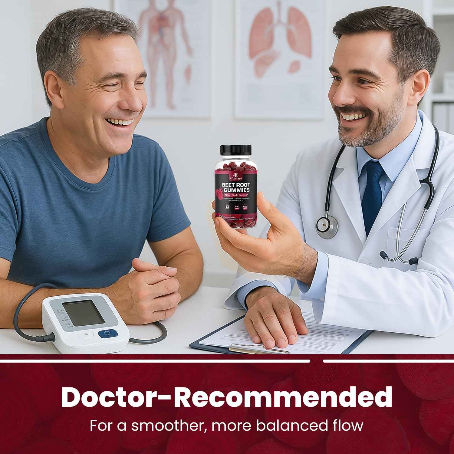 VITAMIZED Beetroot Gummies 1000mg - Nitric Oxide Supplement