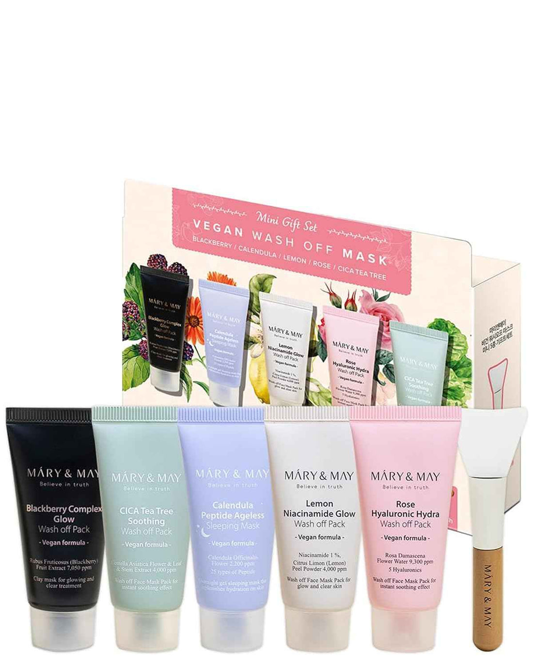 Mary &amp; May Vegan Wash Off Mask Mini Gift Set