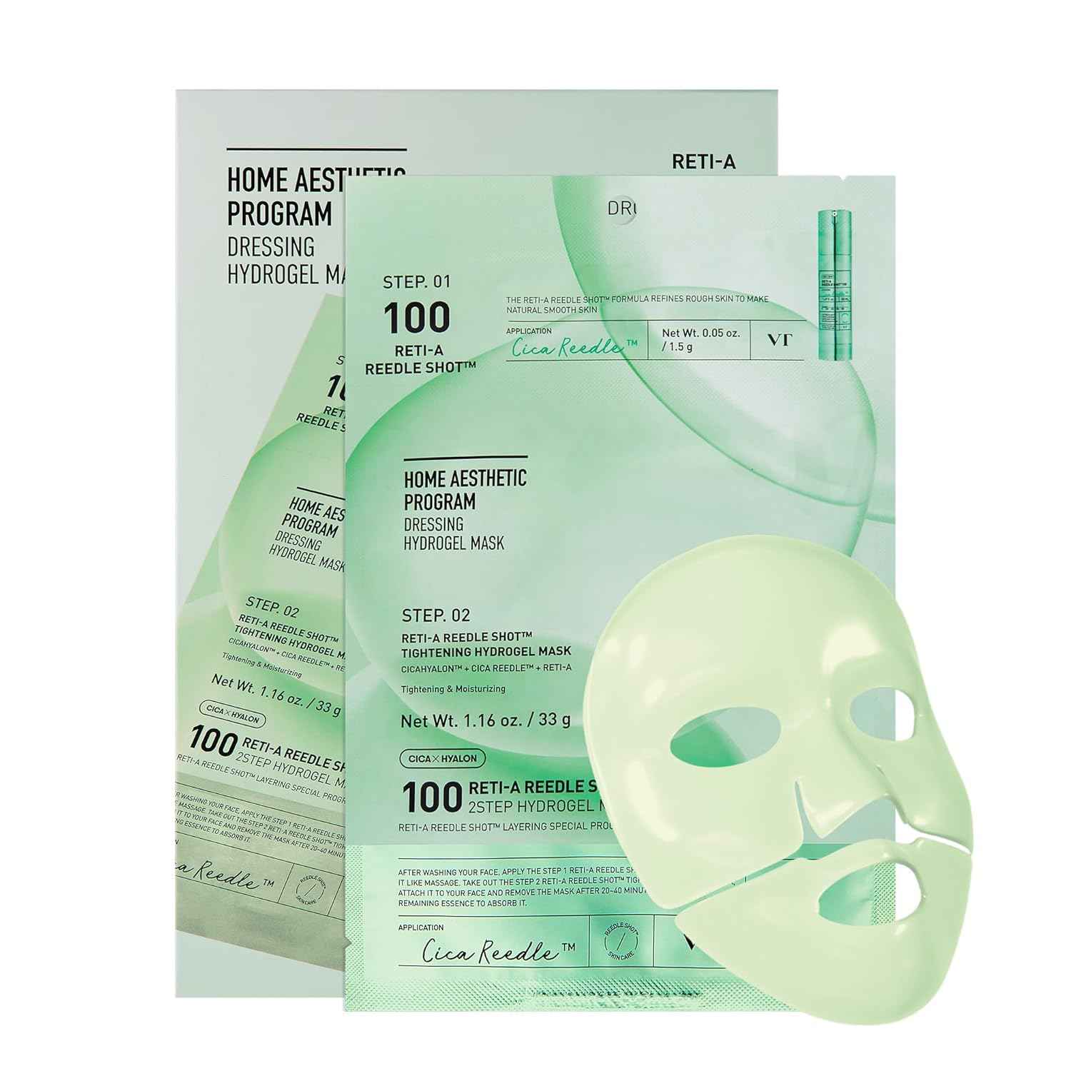VT Reti-A Reedle Shot Tightening Hydrogel Mask