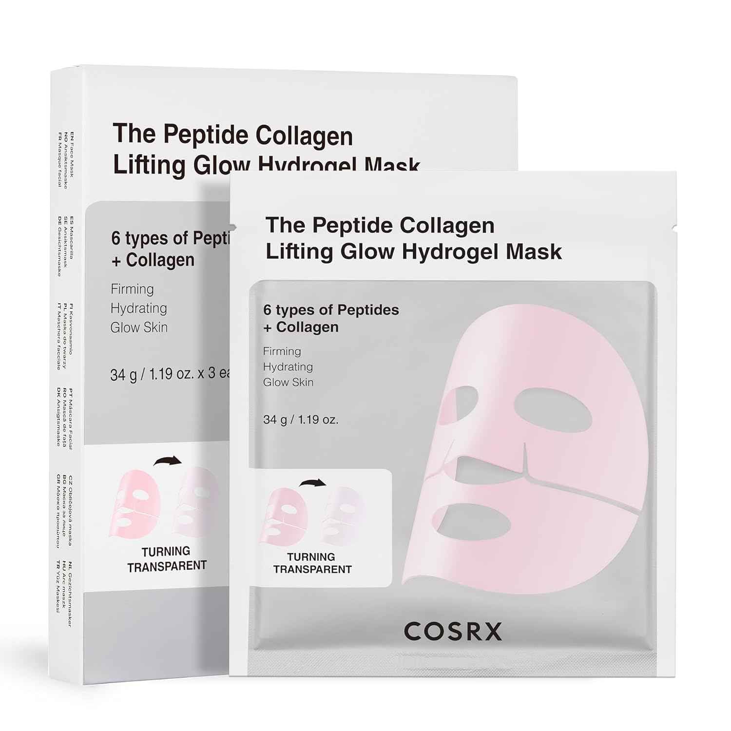 Cosrx The Peptide Collagen Lifting Glow Hydrogel Mask