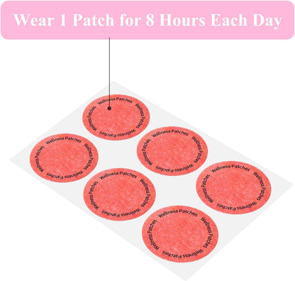 GLP-1 Patches for Women and Men, Berberine, Steady Release, Vegan, 8-Hour Long-Lasting Formula Support, Applied to Various Parts of The Body, 30 Patches - DestGlow