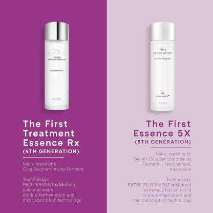 Time Revolution the First Essence RX (4Th Gen) 5.07 Fl Oz/150Ml, Korean Face Essence, Hydrating Facial Toner, Skin Smoothing &amp; Ph Balancing Toner for All Skin Types
