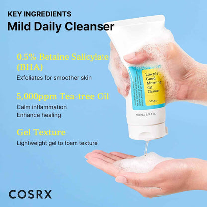 Cosrx Low pH Good Morning Gel Cleanser