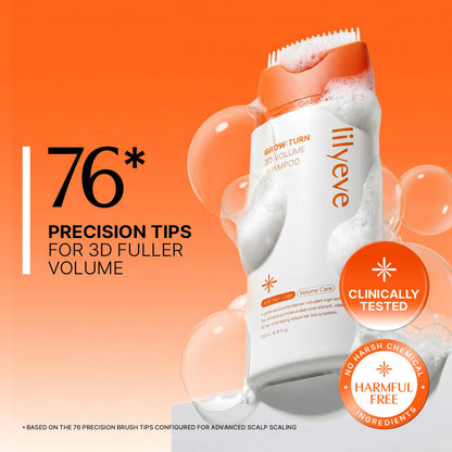 Lilyeve Grow Turn Exosome 3D Volume Brush Shampoo  DestGlow