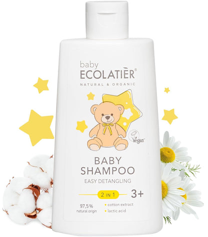 x-Baby Shampoo 2-in-1 Easy Detangling 3+ 250ml by Damask Rose