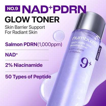 Numbuzin No. 9 NAD+ PDRN Glow Boosting Toner  DestGlow
