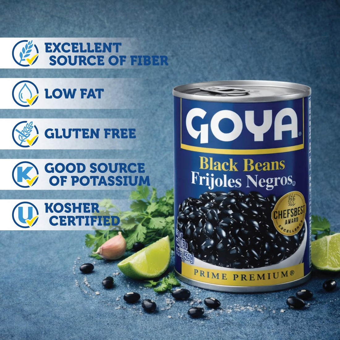 Habichuelas Negras GOYA Black Beans| 15.5 oz  DestGlow