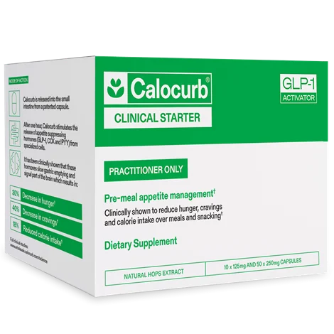 Calocurb Clinical Starter GLP-1 Activator (10 x 125mg &amp; 50 x 250mg Capsules) by Pasteur Pharmacy