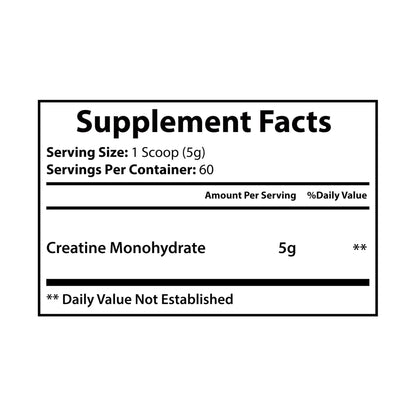 Fortiv Creatine Monohydrate Supplement 10oz