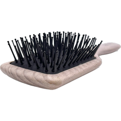 Dural Wooden Paddle Brush small Beech Wood Plastic pins with ball tips by Pasteur Pharmacy