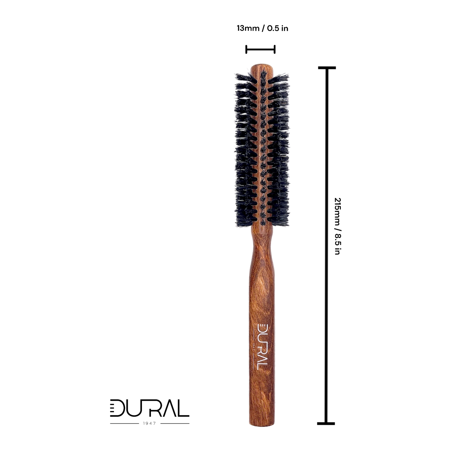 Dural Hair Brush 10 Rows Wood Pure Wild Boar Bristles by Pasteur Pharmacy