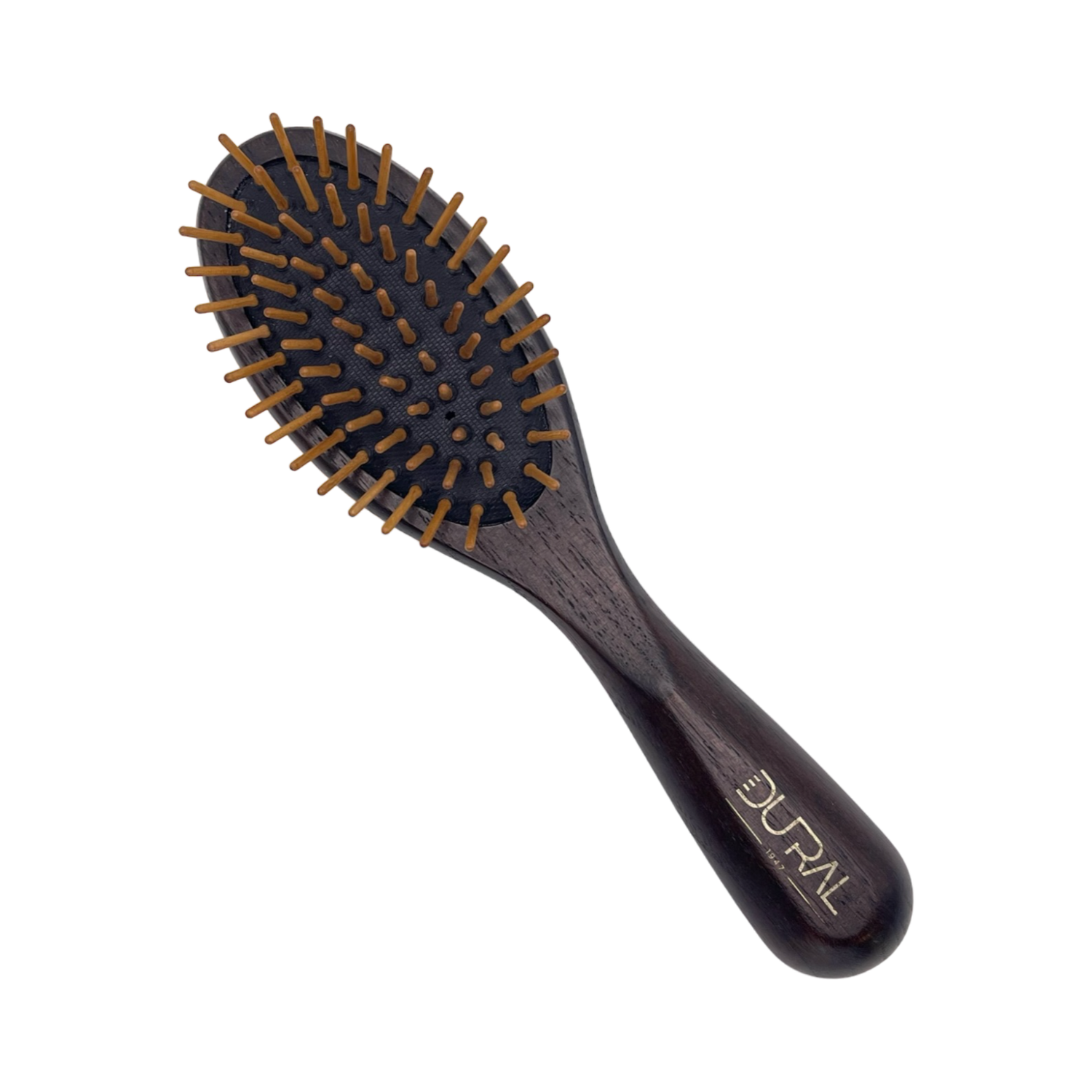Dural ash wood, rubber cushion Hair Brush with wooden pins by Pasteur Pharmacy