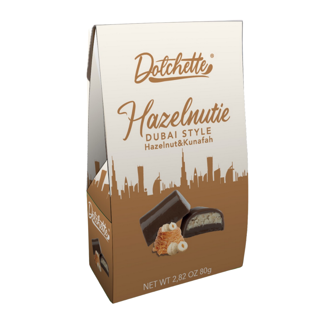Dolchette Hazelnutie Dubai Style Hazelnut &amp; Kunafah Chocolate (2.82oz) by Farmacias Savia
