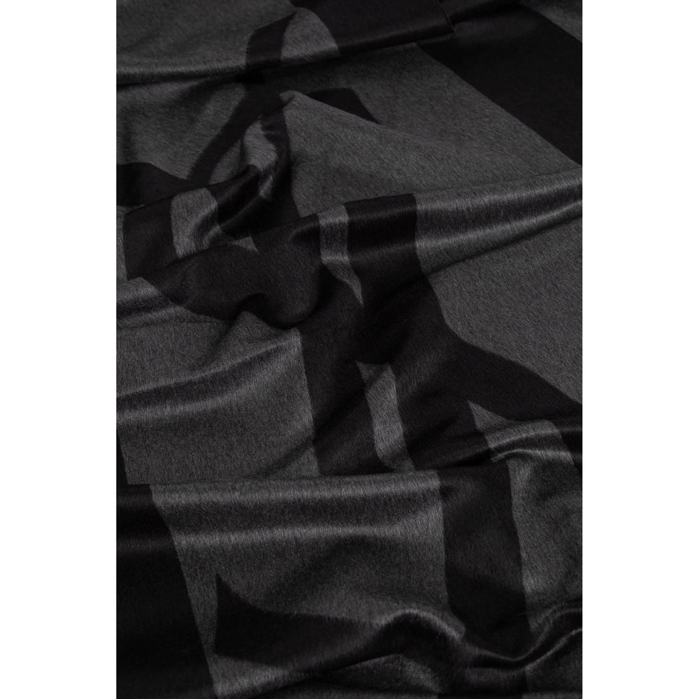 Saint Laurent Grey Scarves Men by Luosophy