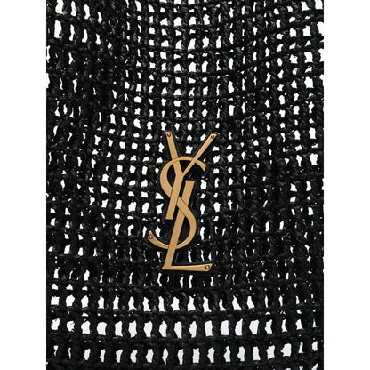 Saint Laurent Black Tote Bags Men by Luosophy