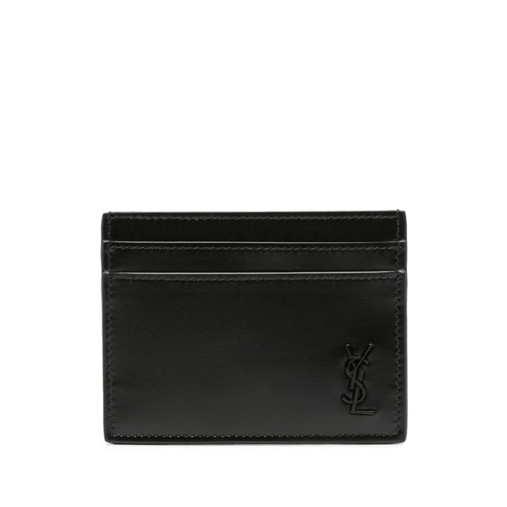 Saint Laurent Black Wallets &amp; Cardholders Men by Luosophy