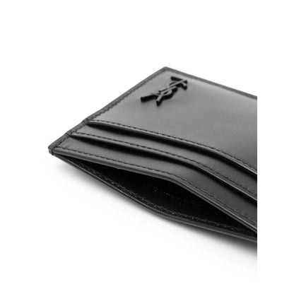 Saint Laurent Black Wallets &amp; Cardholders Men by Luosophy