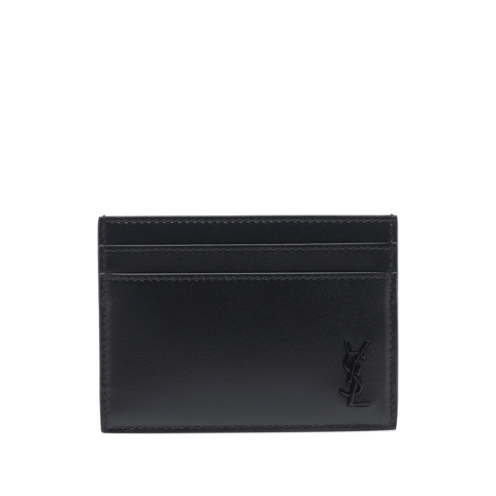 Saint Laurent Black Wallets &amp; Cardholders Men by Luosophy