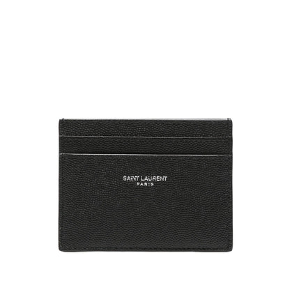 Saint Laurent Black Wallets &amp; Cardholders Men by Luosophy
