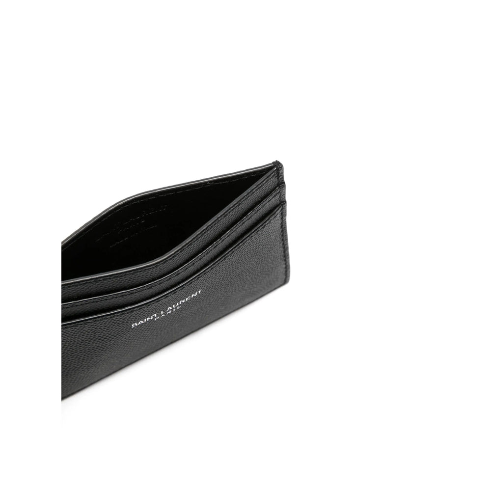 Saint Laurent Black Wallets &amp; Cardholders Men by Luosophy