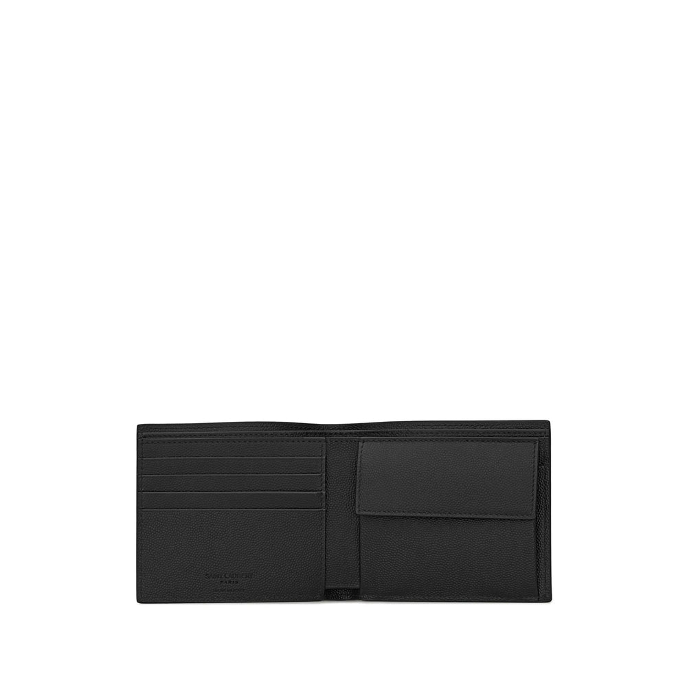 Saint Laurent Black Wallets &amp; Cardholders Men by Luosophy