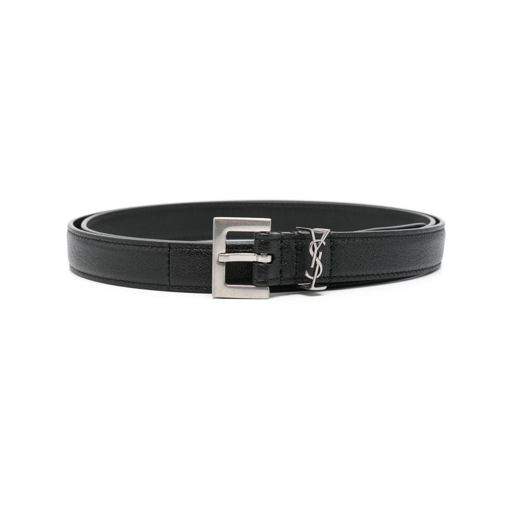 Saint Laurent Black Belts Men by Luosophy