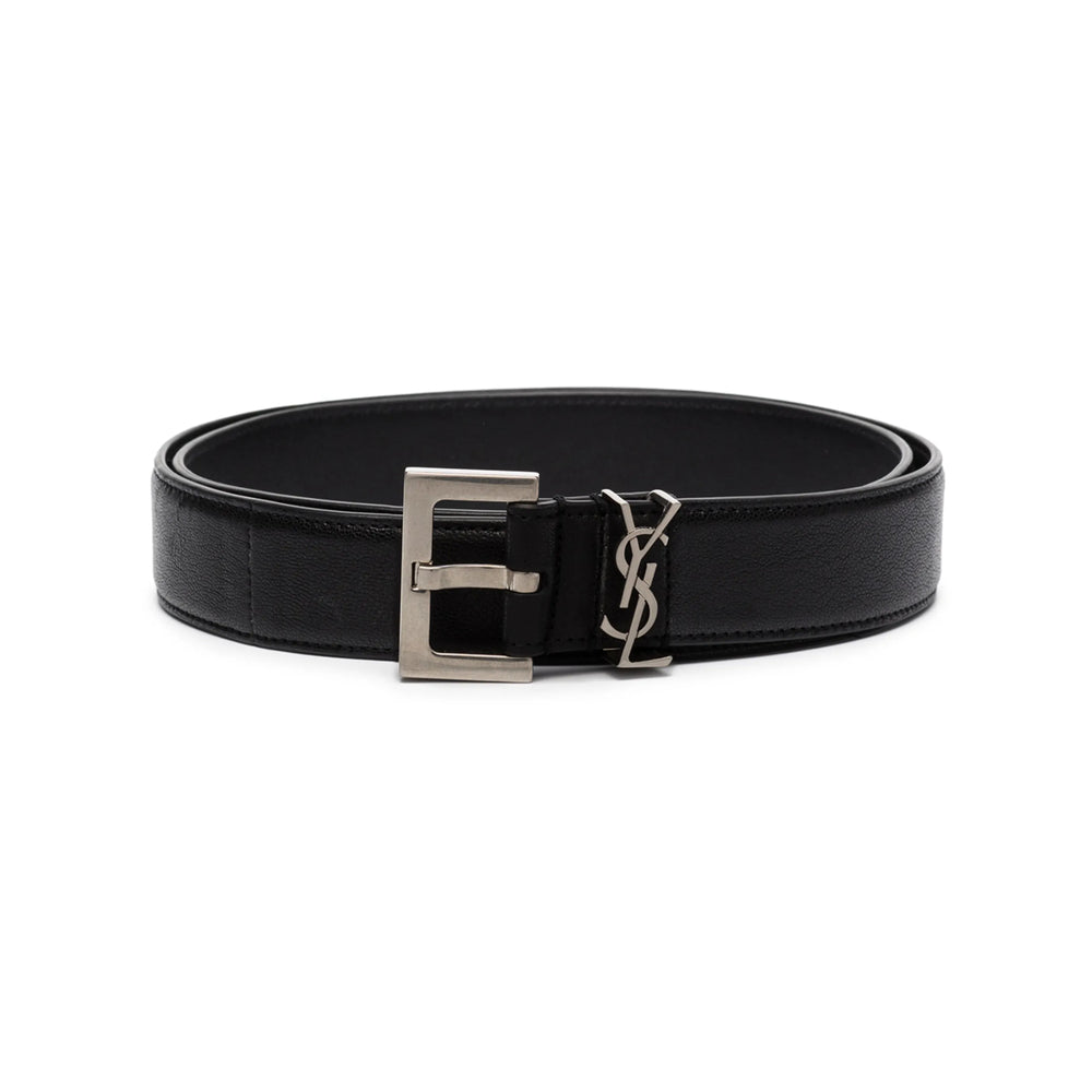 Saint Laurent Black Belts Men by Luosophy