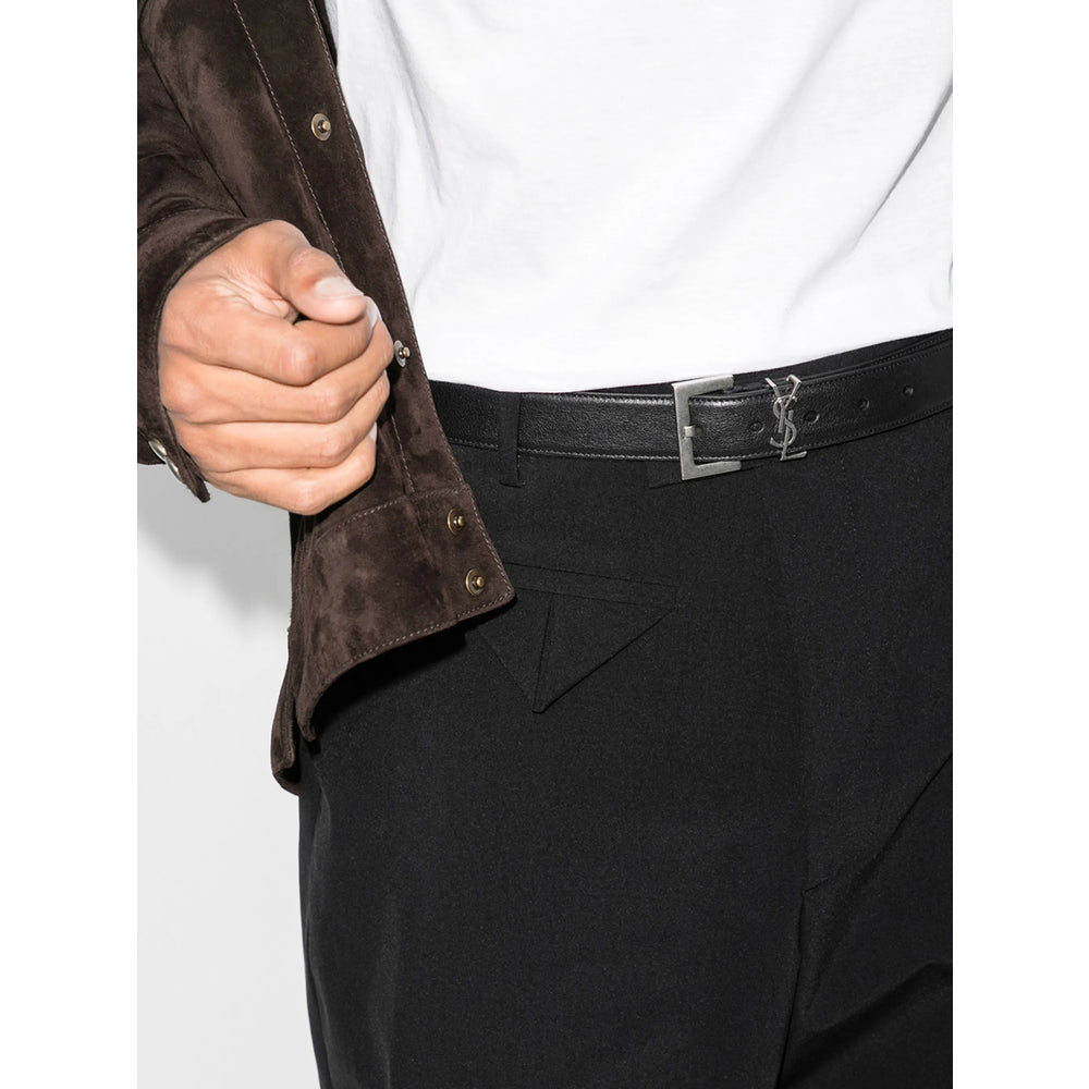 Saint Laurent Black Belts Men by Luosophy