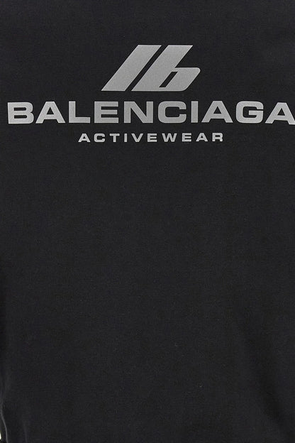 Balenciaga Women Logo Print Hoodie  DestGlow
