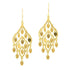 14K Yellow Gold Polished Chandelier Earring by Bids.com