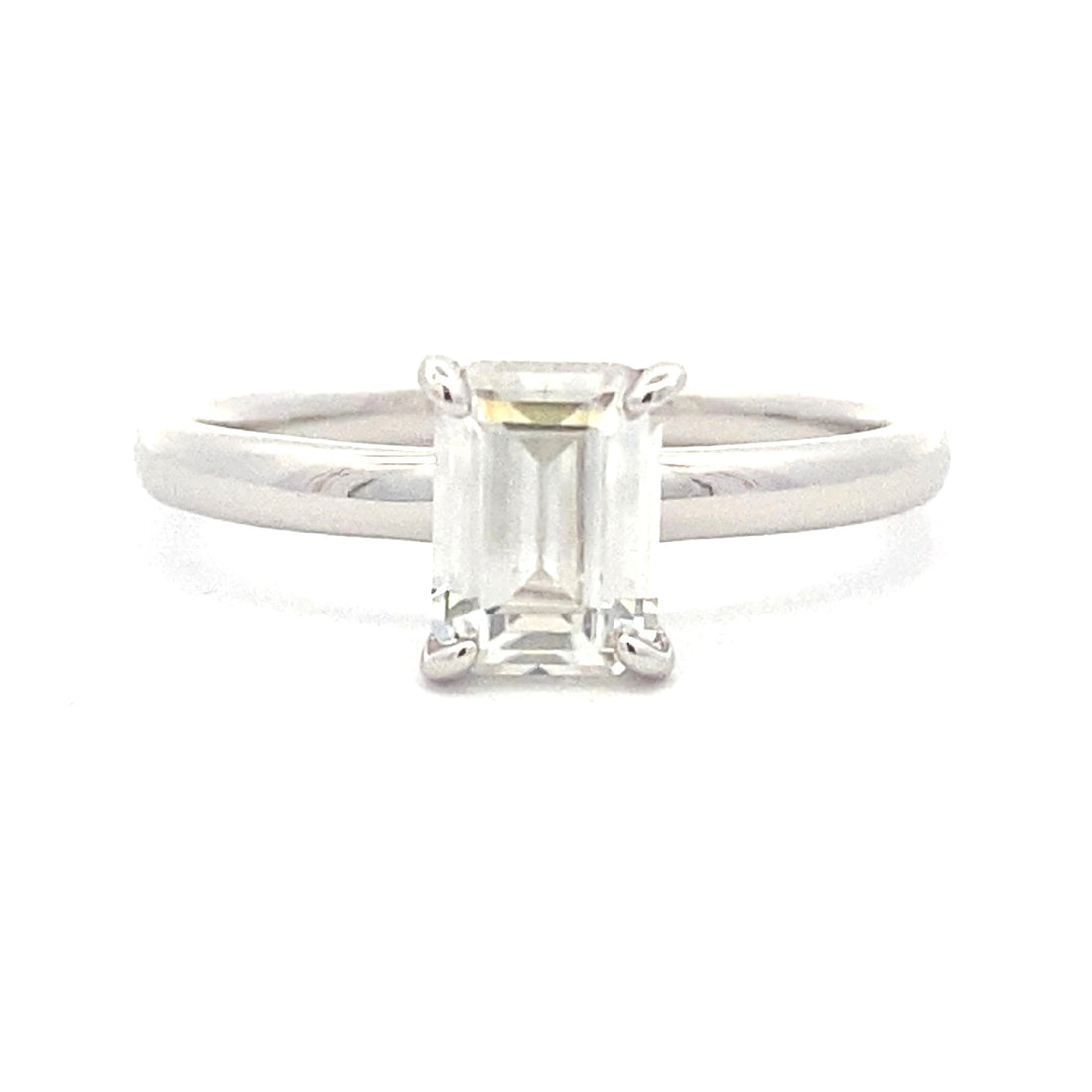 Natural .98ct Moissanite Sterling Silver by Bids.com