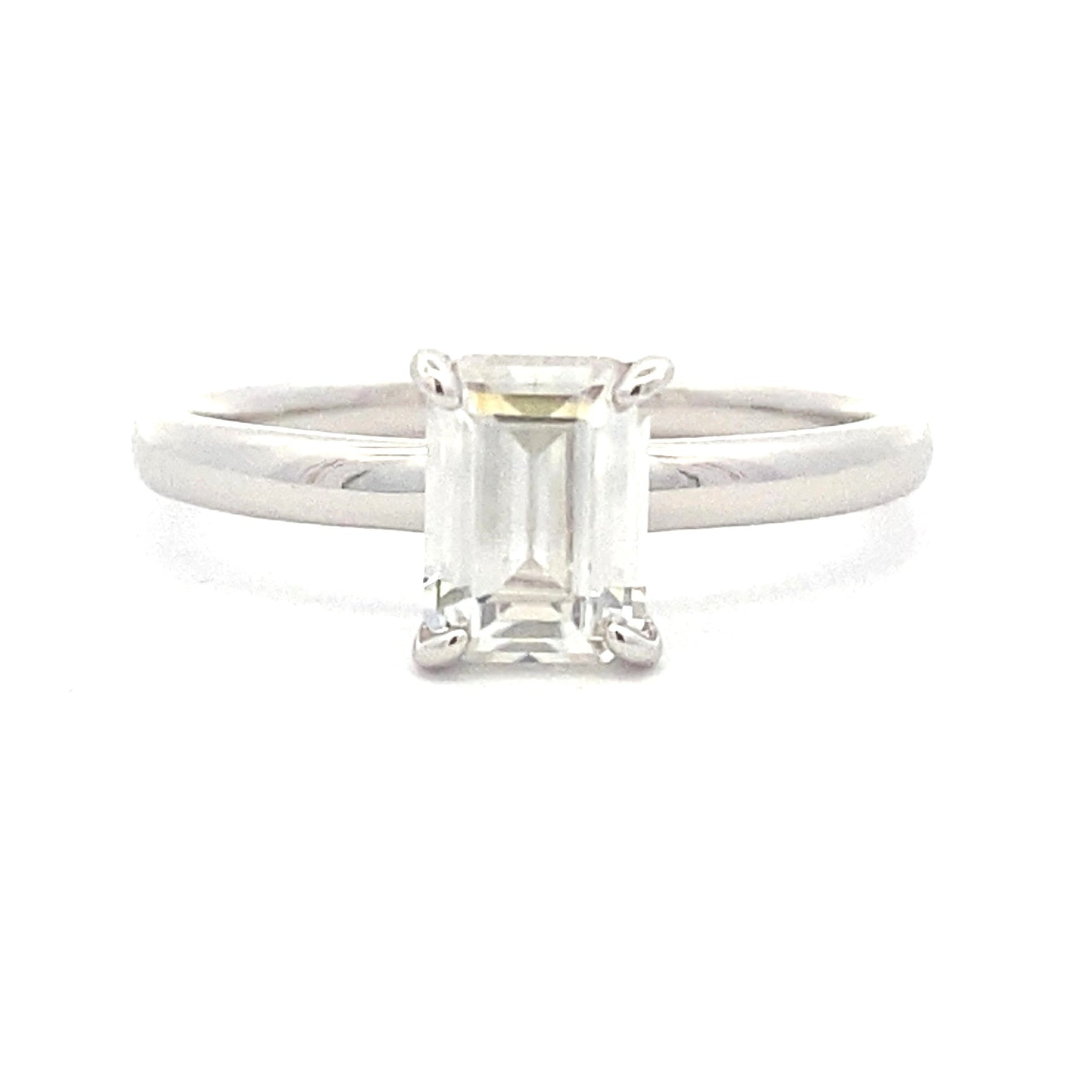 Natural .98ct Moissanite Sterling Silver by Bids.com