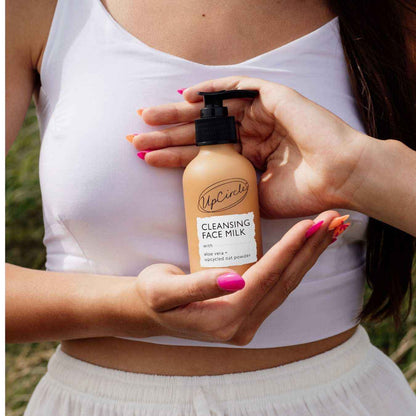 Cleansing Face Milk with Oat Powder + Aloe Vera