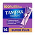 Tampax Radiant Tampons Super Plus Absorbency Unscented (14 ct) by Farmacias Savia