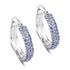 3.06 Carat Genuine Tanzanite .925 Sterling Silver Earrings by Bids.com