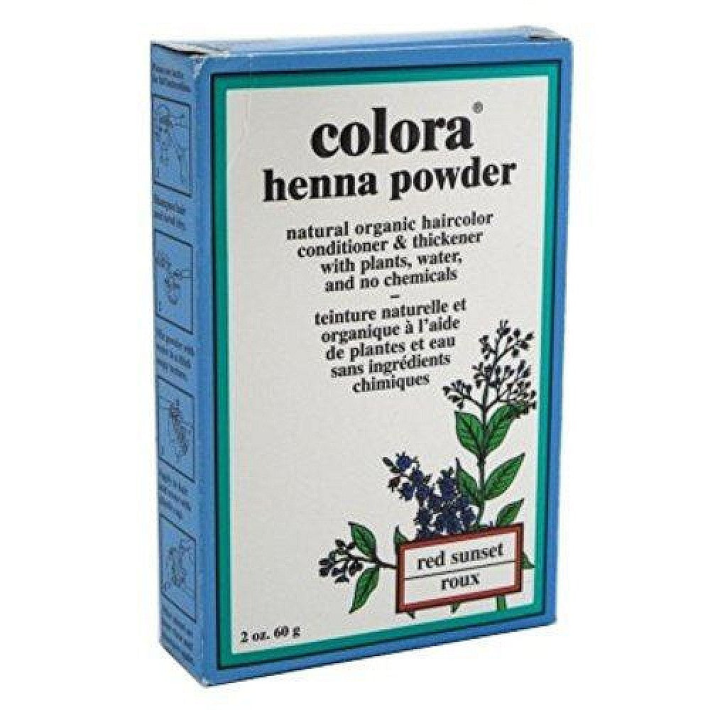 Colora Henna Powder Hair Color Red Sunset 2 Oz by Pasteur Pharmacy