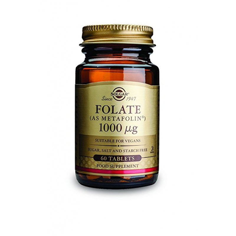 Solgar Folate, 1,000 Mcg, 60 Tablets by Pasteur Pharmacy